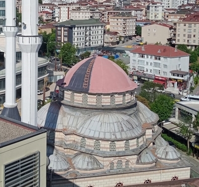 Kilis Cami Kurşun Temizleme İşlemi ve Cami Kubbe Restorasyon
