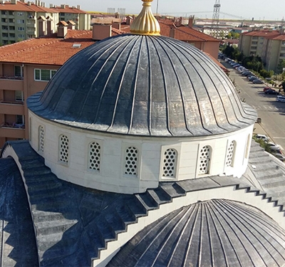Tunceli Cami Kurşun Kaplama, Kubbe Bakımı ve Kurşun Temizliği