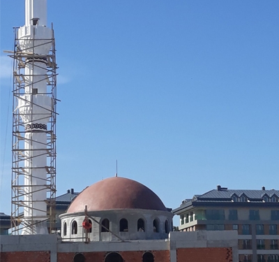 Bingöl Cami Kubbe Restorasyon ve Kurşun Temizleme İşlemi